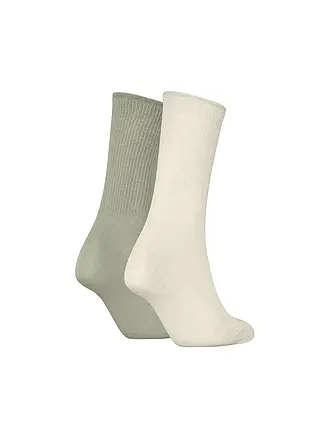 PUMA | Chaussettes de loisirs pour femmes, lot de 2 | olive